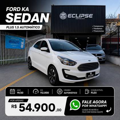 FORD KA 1.5 TI-VCT FLEX SE PLUS SEDAN AUTOMÁTICO FORD KA 1.5 TI-VCT FLEX SE PLUS SEDAN AUTOMÁTICO